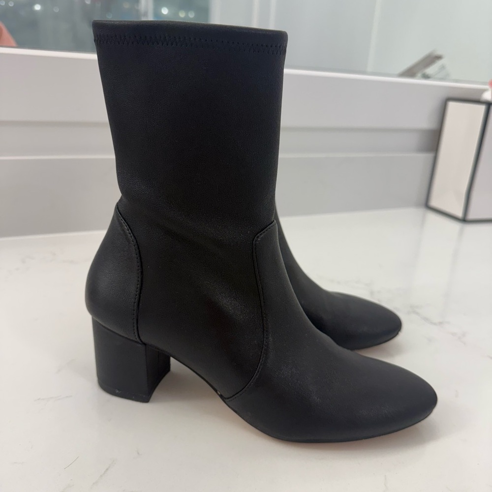 Stuart Weitzman Black Ankle Booties